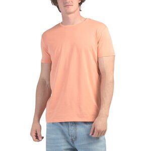 KENNETH COLE Apricot Stretch Crew Neck Tee